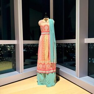 Vibrant Kurta & Palazzo Set- NWT from India!